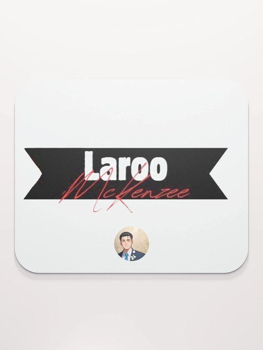 Laroo's Signature Mouse Pad (White) product image (2)
