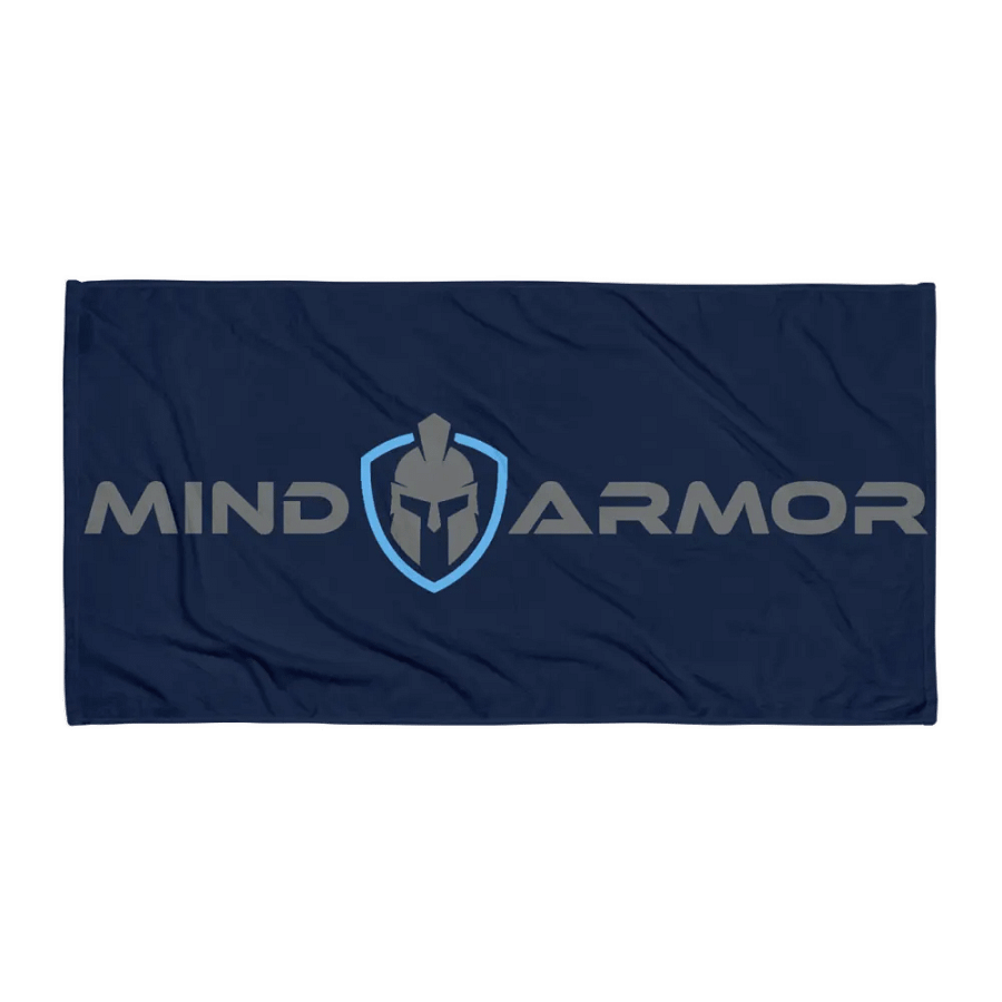 Mind Armor - Towel - Blue Logo product image (2)