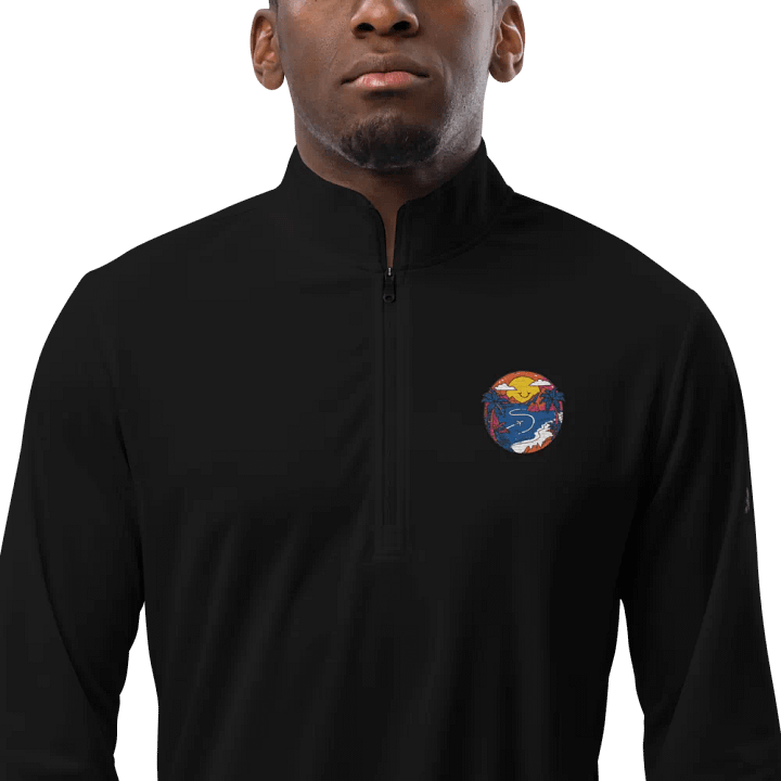 Adidas Lightweight Quarter-Zip Pullover | AI Design travel icon product image (1)