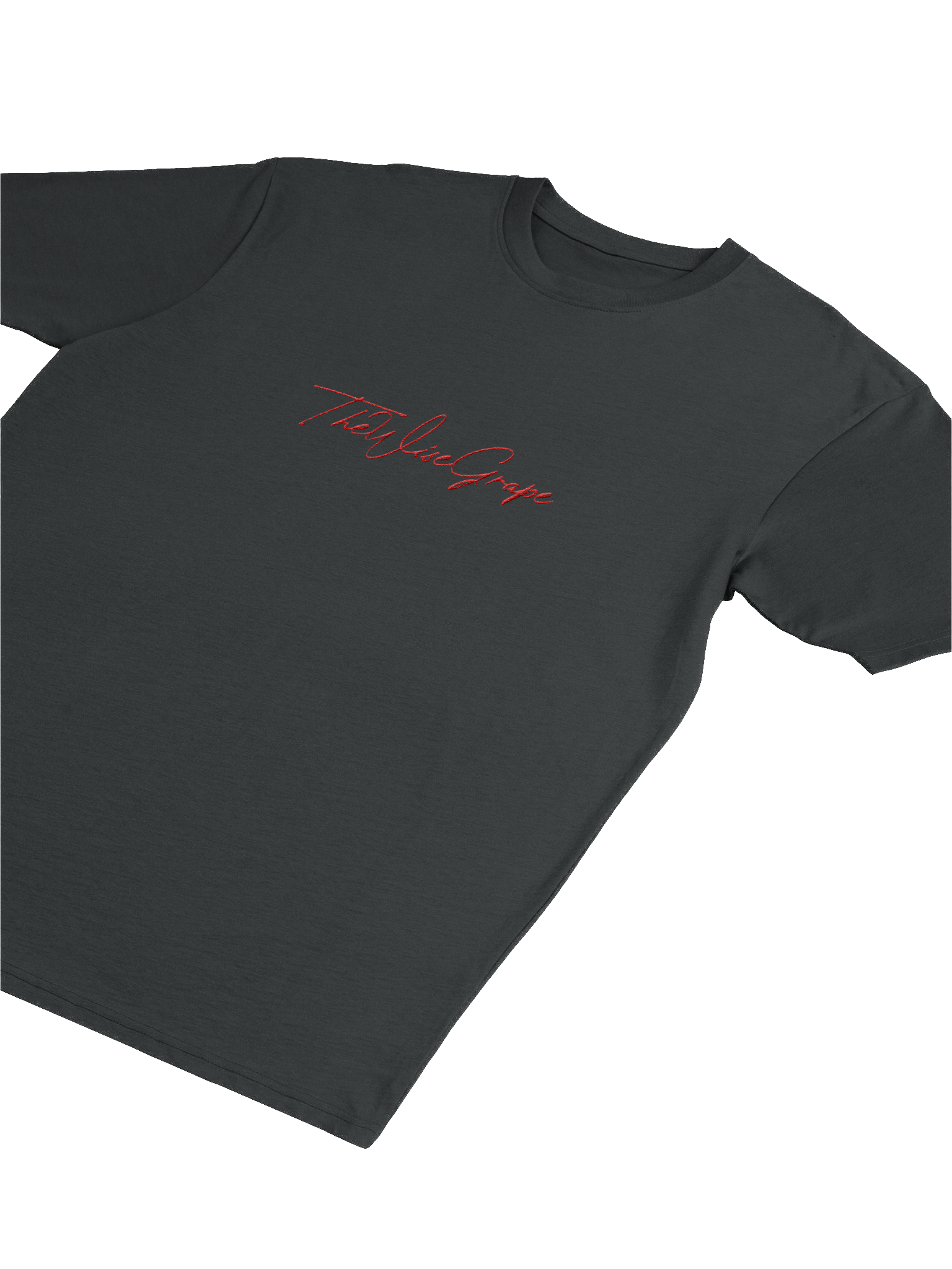 Grape Red Signature Embroidered Tee product image (8)