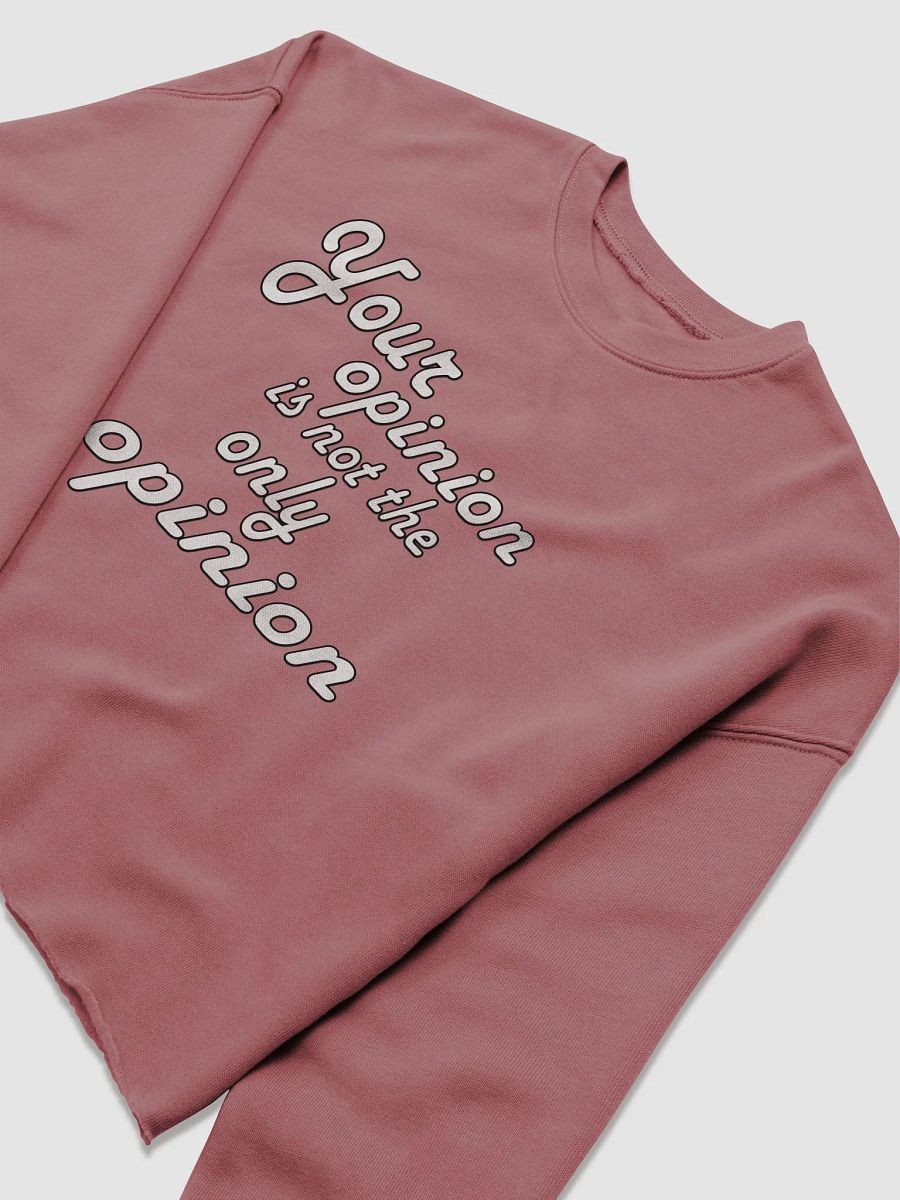 Your Opinion... Bella+Canvas Women's Fleece Crop Sweatshirt product image (3)