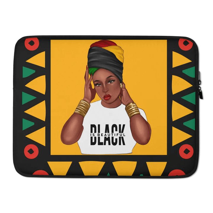 Black is Beautiful Laptop Sleeve product image (2)