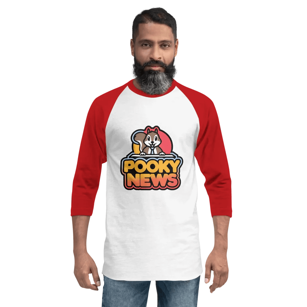 Pooky News ¾ Sleeve Raglan Tee product image (2)
