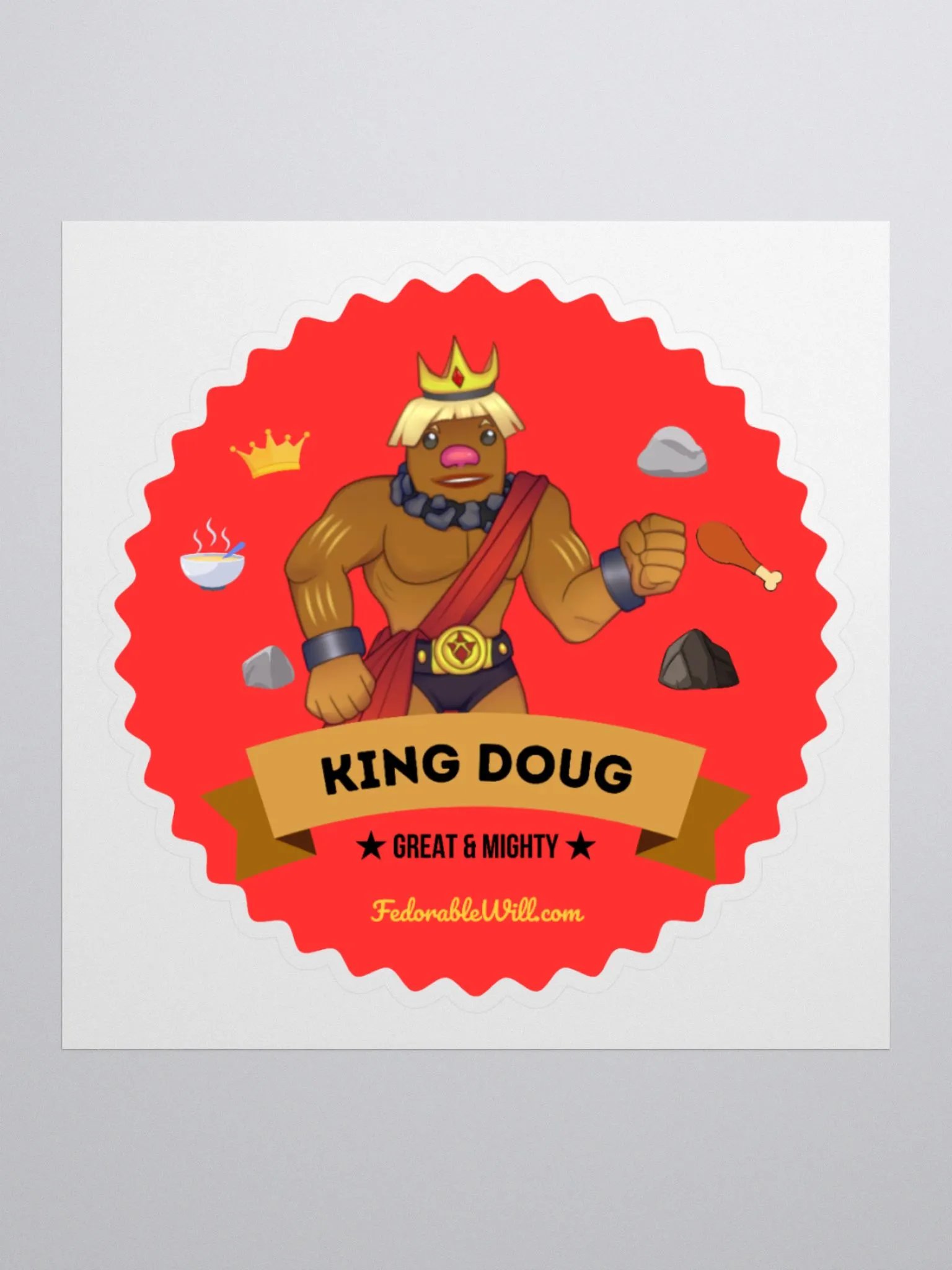 ZQ Sticker: King Doug product image (1)