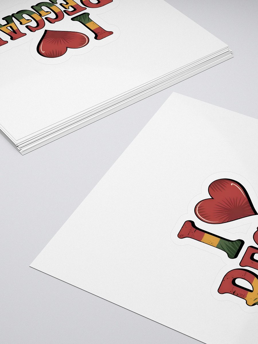 Rasta Love Kiss Cut Stickers product image (4)