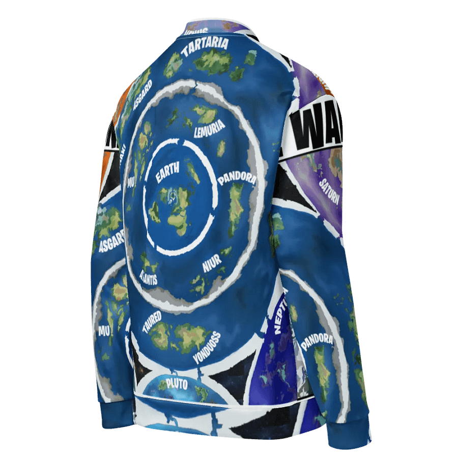 Premium All Over Print Bomber Jacket Beyond The Ice Wall Map product image (5)