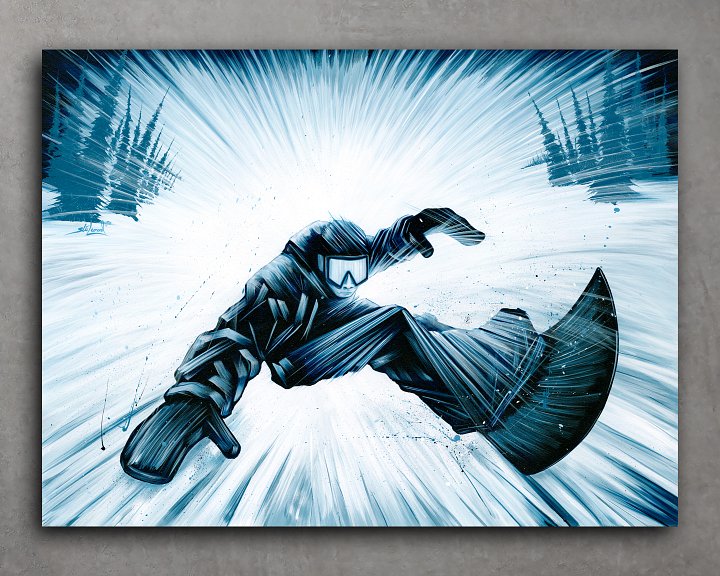 Grooverider (Goofy) - Original Painting product image (1)