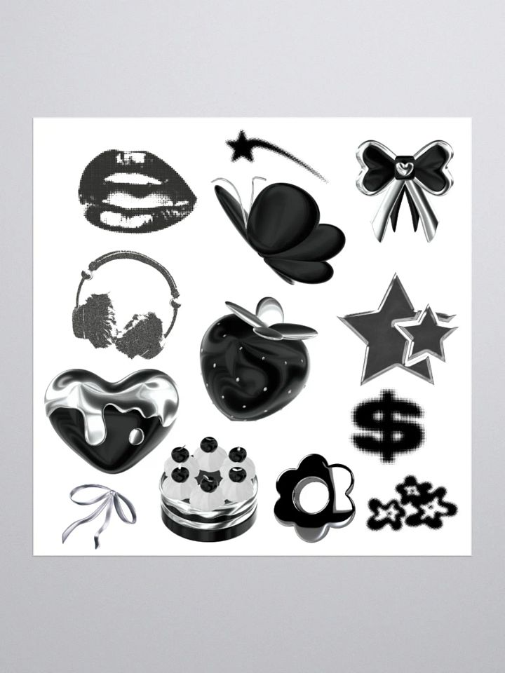 Shiny Icons Vinyl Stickers product image (2)