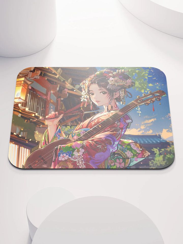 Japanese Kimono Serenade Anime Mouse Pad product image (1)