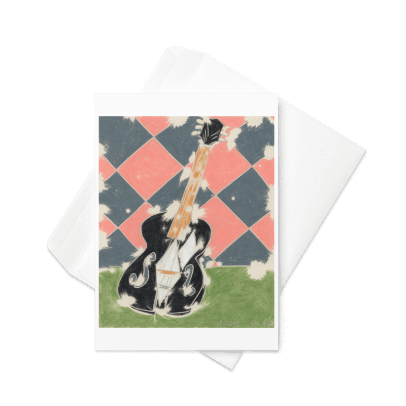 Renee's Guitar Greeting Card product image (13)