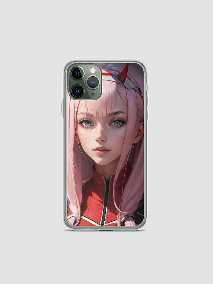 Darling in the Franxx Zero Two Inspired iPhone Case - Fits iPhone 7/8 to iPhone 15 Pro Max - Strelitzia Design, Durable Protection product image (2)