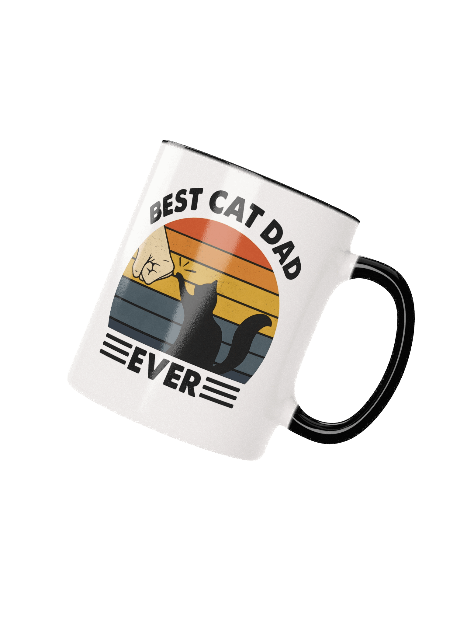 Best Cat Dad Ever Mug – Funny Cat Lover Gift for Men | Cat T-Shirts & Themed Gifts for Dad product image (19)