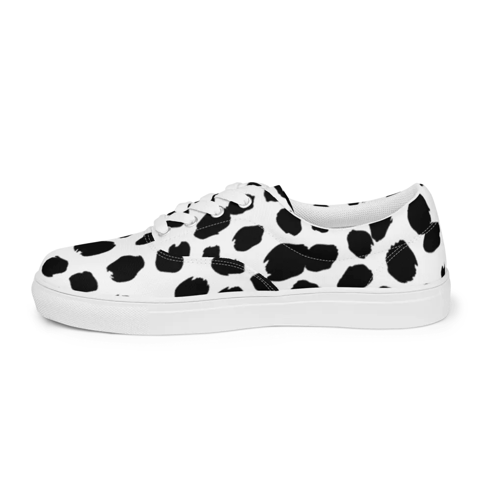 Women's Dalmatian Lace-Up Canvas Shoes, sizes 5-12 product image (8)