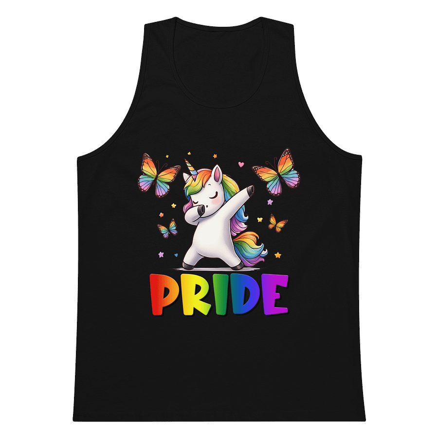 Rainbow Pride Dab Unicorn Tank Top product image (5)