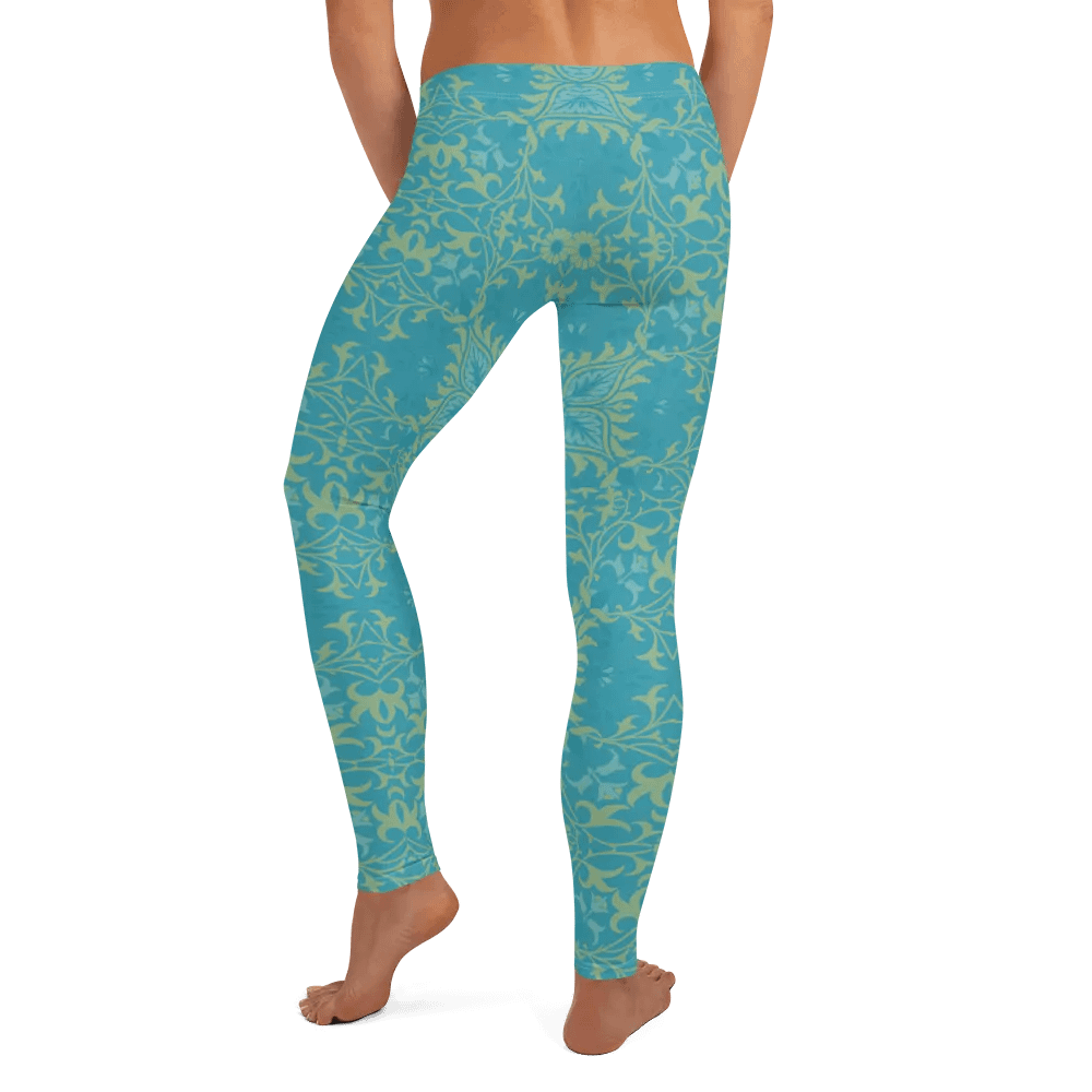 Turq Lime All-Over Print Leggings product image (9)