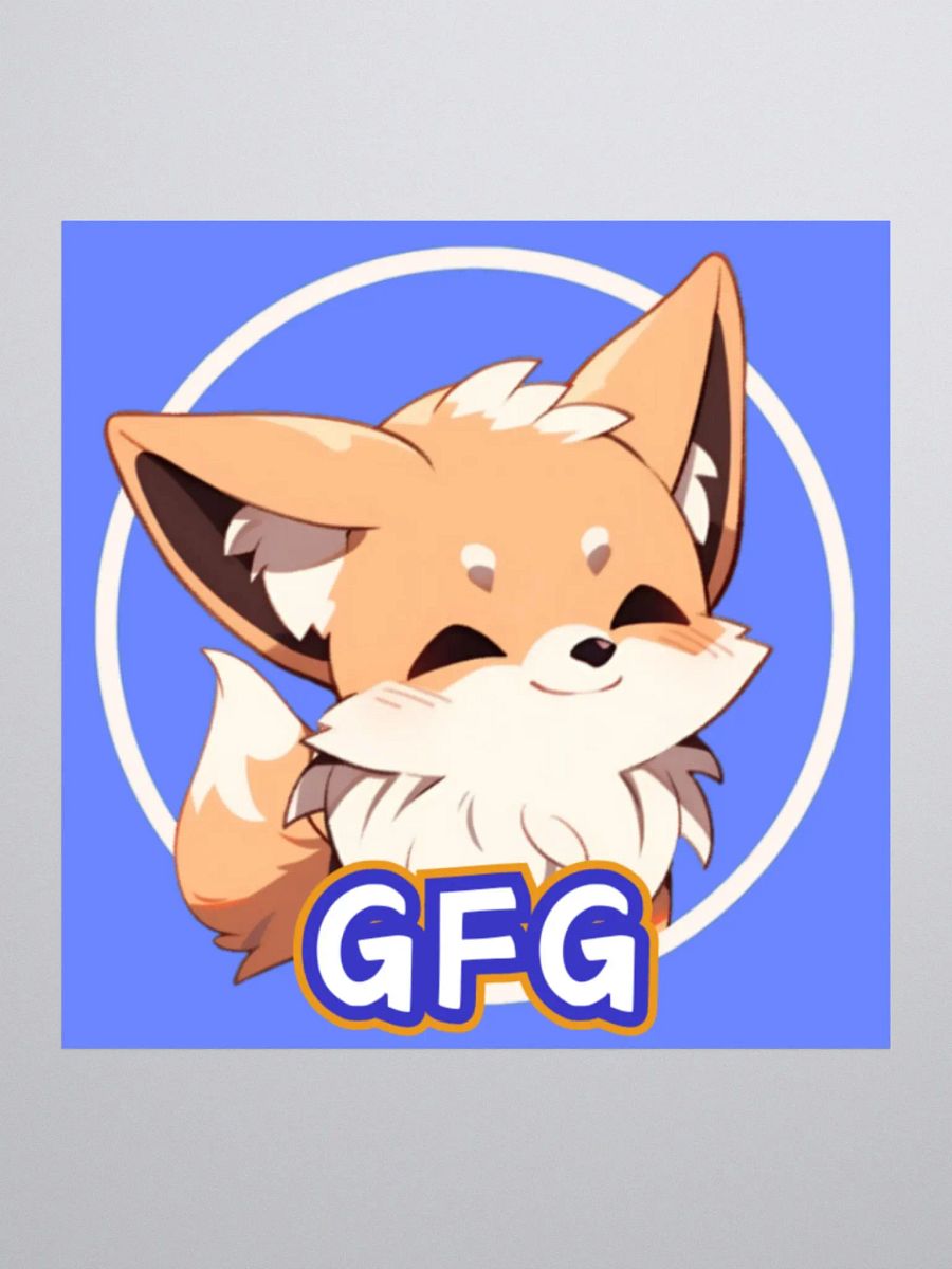 Giddy Fox Gaming Logo Sticker product image (3)