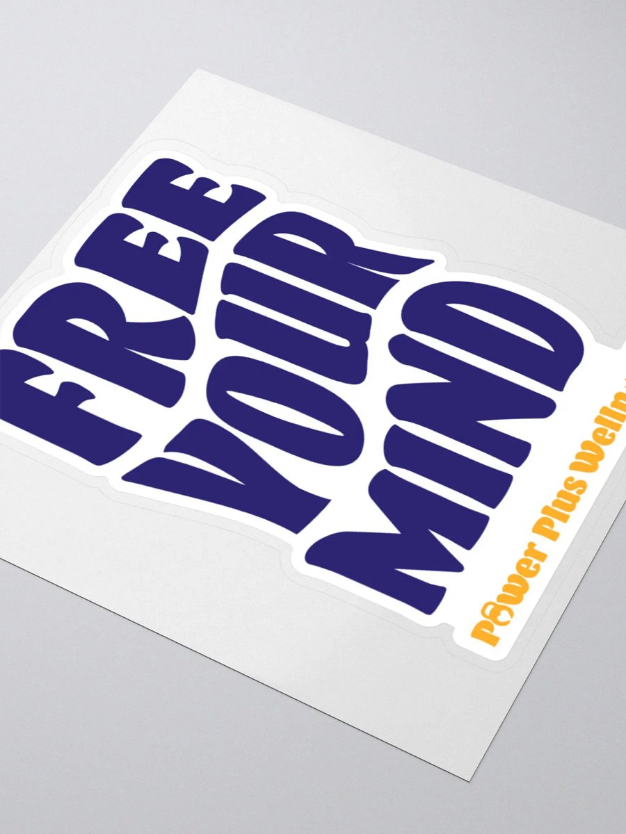 Free the Mind Sticker product image (3)