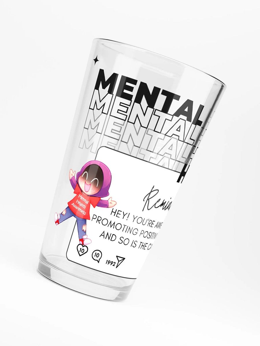 Mental Health Awareness Pint Glass product image (6)