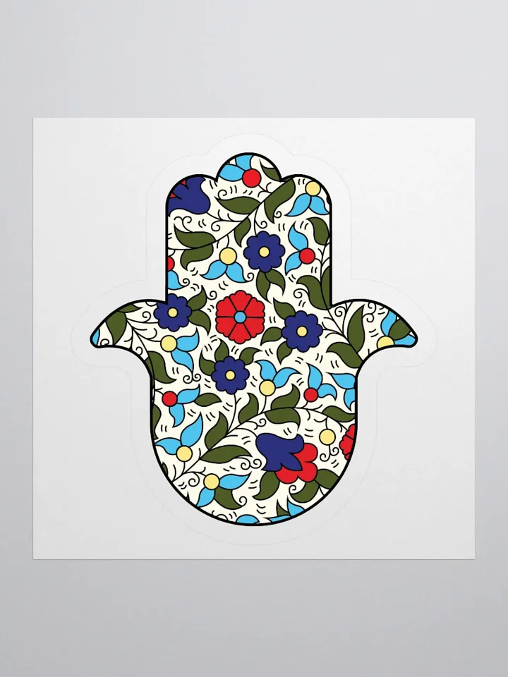 Khalili Floral Hamsa Hand Sticker product image (2)
