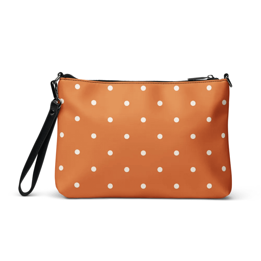 Orange with Cream Dots Crossbody Bag product image (1)