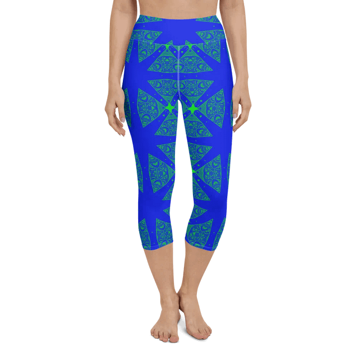 Geometric Gems Capri Leggings product image (1)