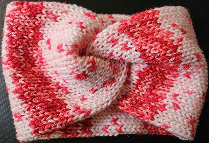 Peppermint Ribbon Ear Warmers product image (1)