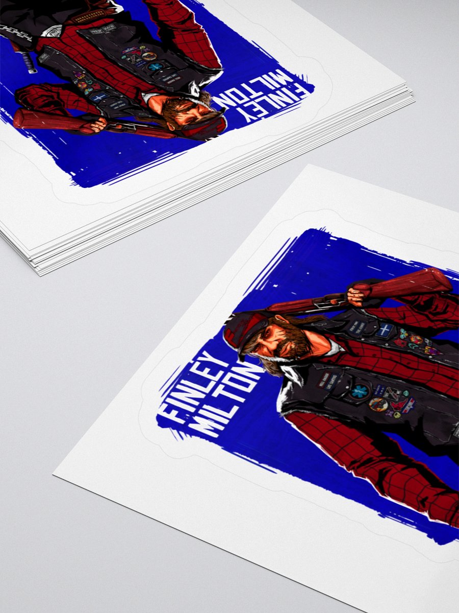Finn Milton Portrait Sticker product image (12)
