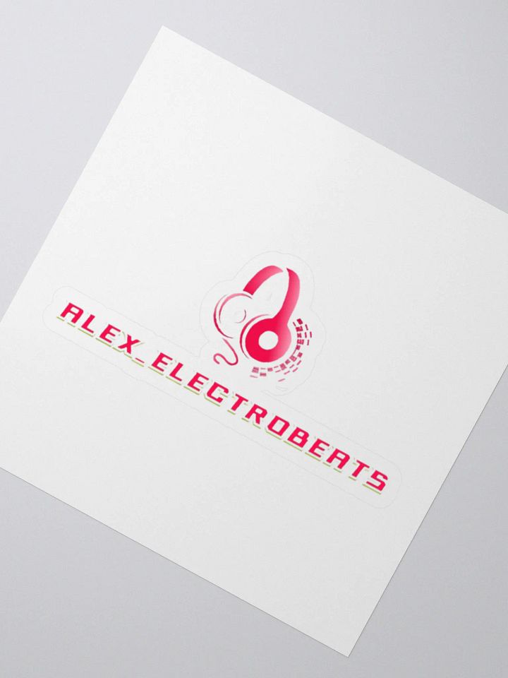 Electrify Your Space with ALEX_ELECTROBEATS Logo Stickers product image (2)