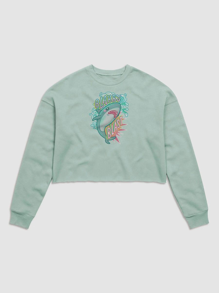 Blahaj Blast Cropped Sweater product image (9)