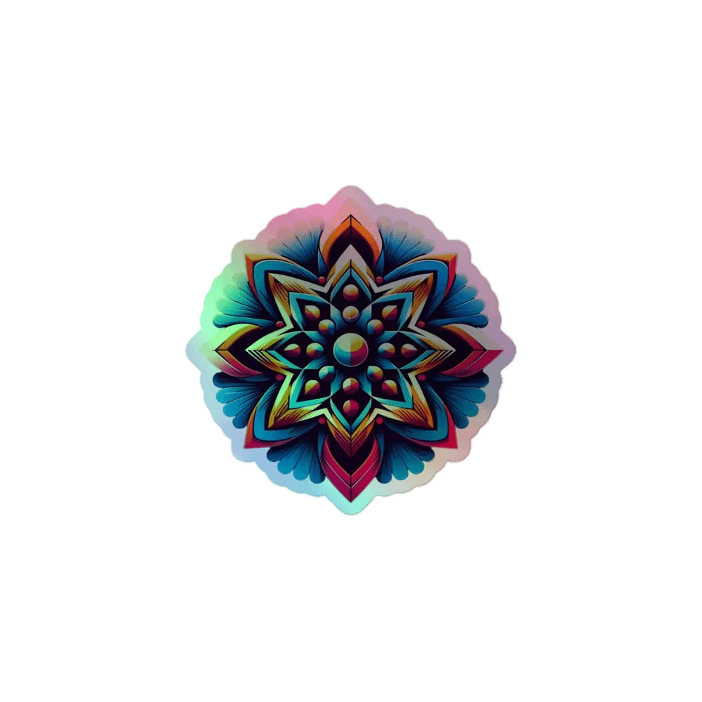 Symmetrical Splendor Holographic Sticker Sheet product image (1)