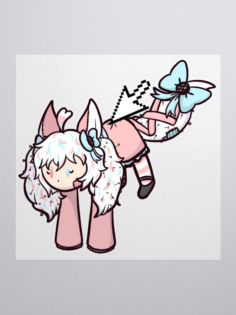 Sleepy Michaela Mouse Dragging Sticker product image (1)