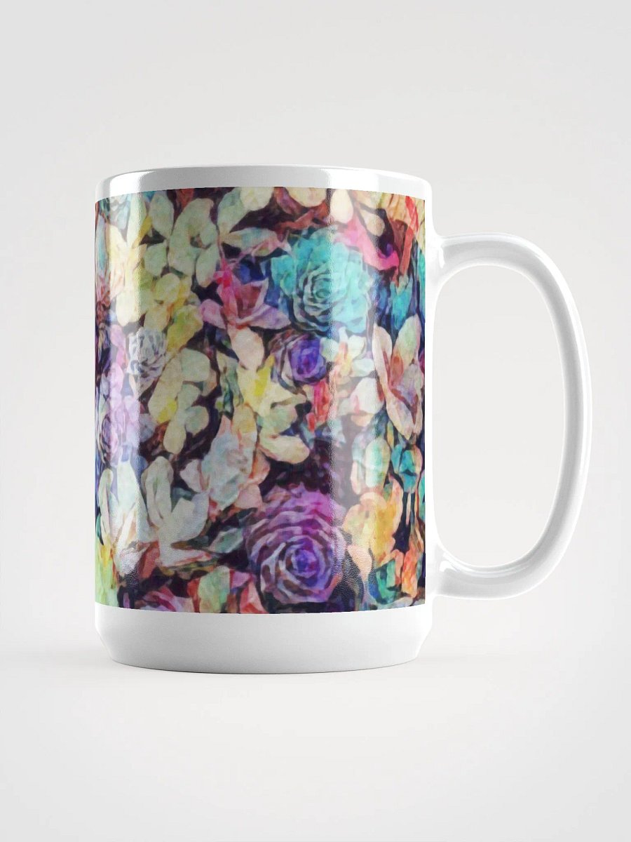 Abstract Graphic | White Coffee Mug | Enchanting Succulent product image (3)
