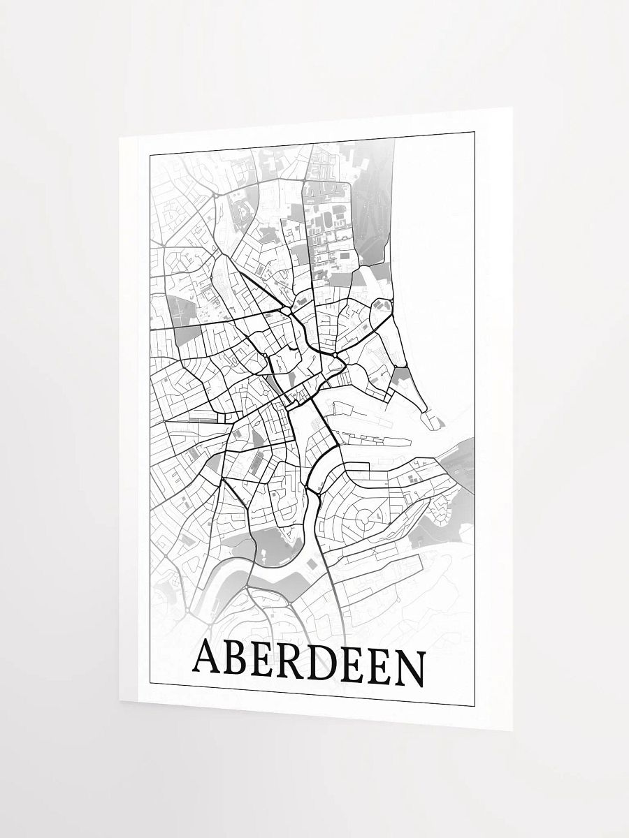 Aberdeen, Scotland, city map print product image (7)