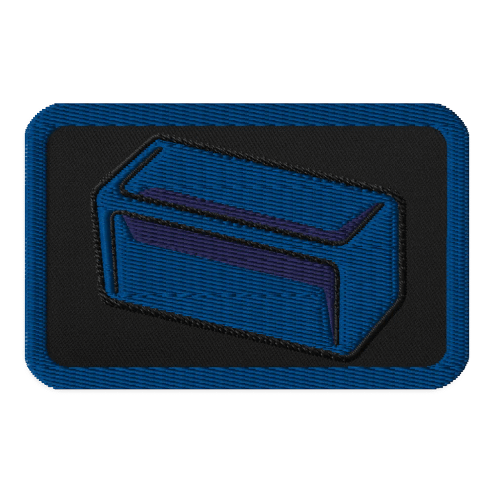 Blue Sample Embroidered Patch product image (1)