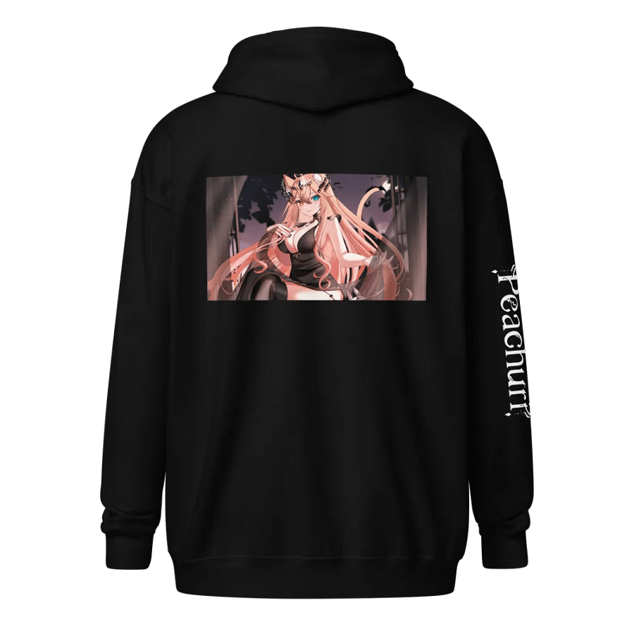 Evil Peach Unisex Zip Hoodie product image (1)