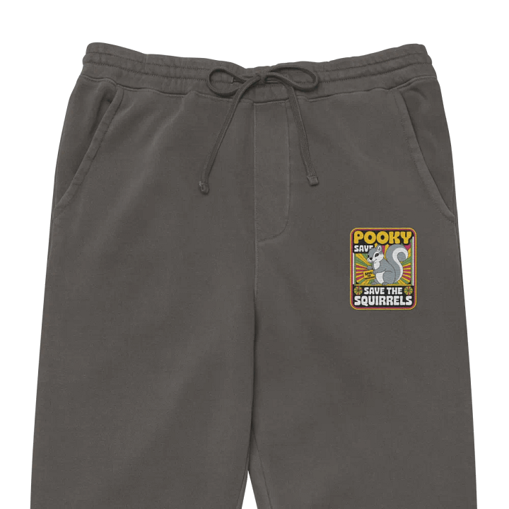 Save the Squirrels Embroidered Ultra Premium Retro Joggers product image (1)