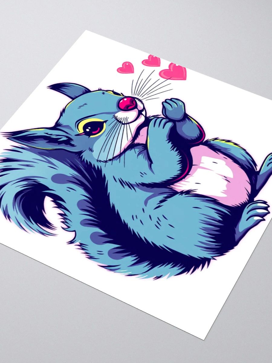 Love Struck Squirrel Sticker product image (10)