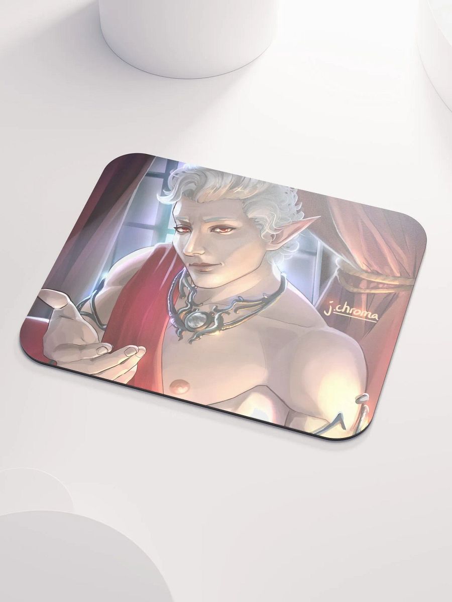 Vampire Valentine - Romantic Pinup Game Fanart - Game Mousepad - Art by CosmicChroma product image (3)