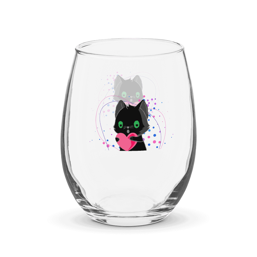 Purrfect Love Stemless Wine Glass product image (3)