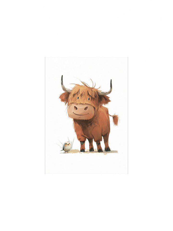 Highland Cow and Best Friend, Farm Themed Nursery product image (5)