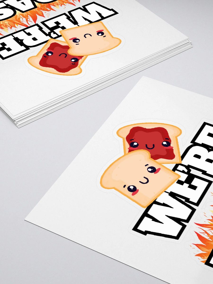 Whimsical 'We're Toast' Sticker Set product image (12)