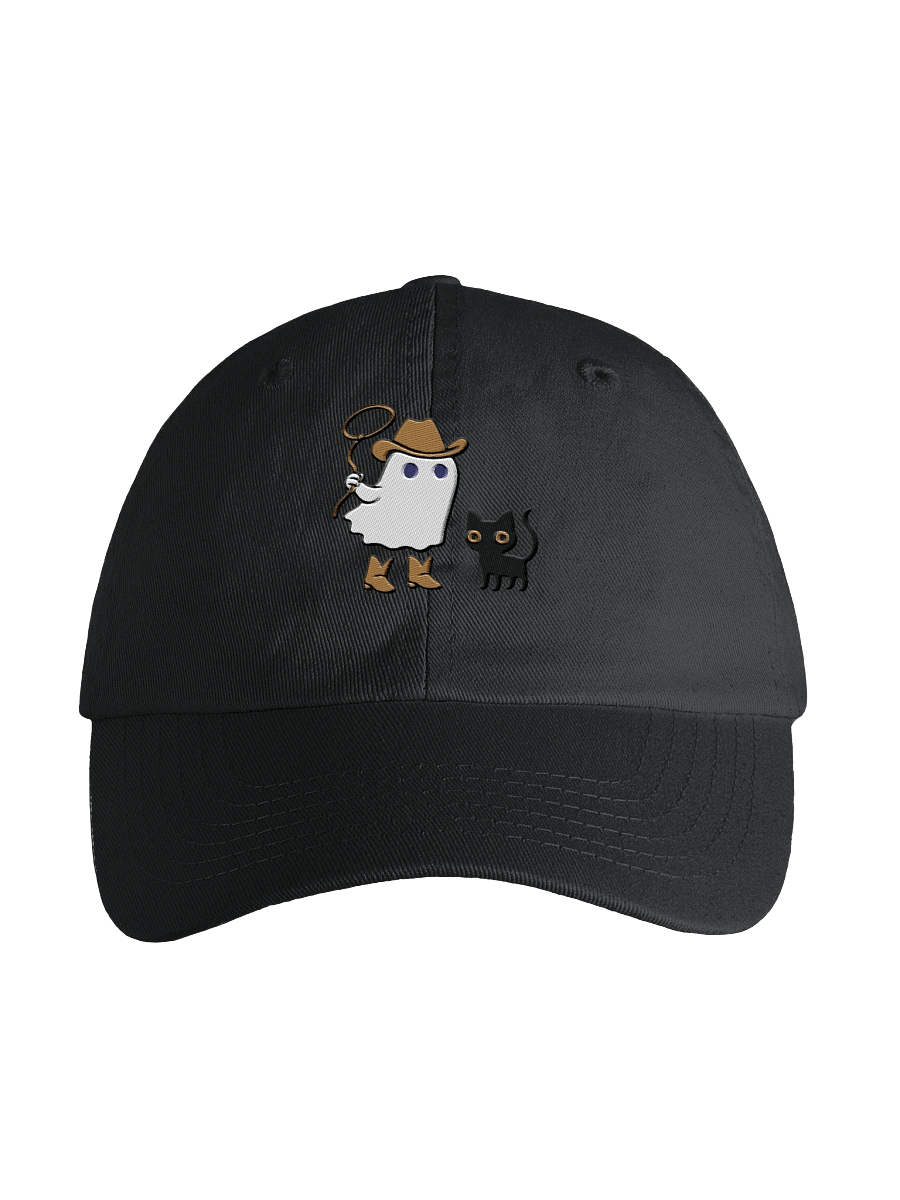 Youth Ghost Cowboy with Black Cat and Lasso Embroidered Dad Hat product image (5)