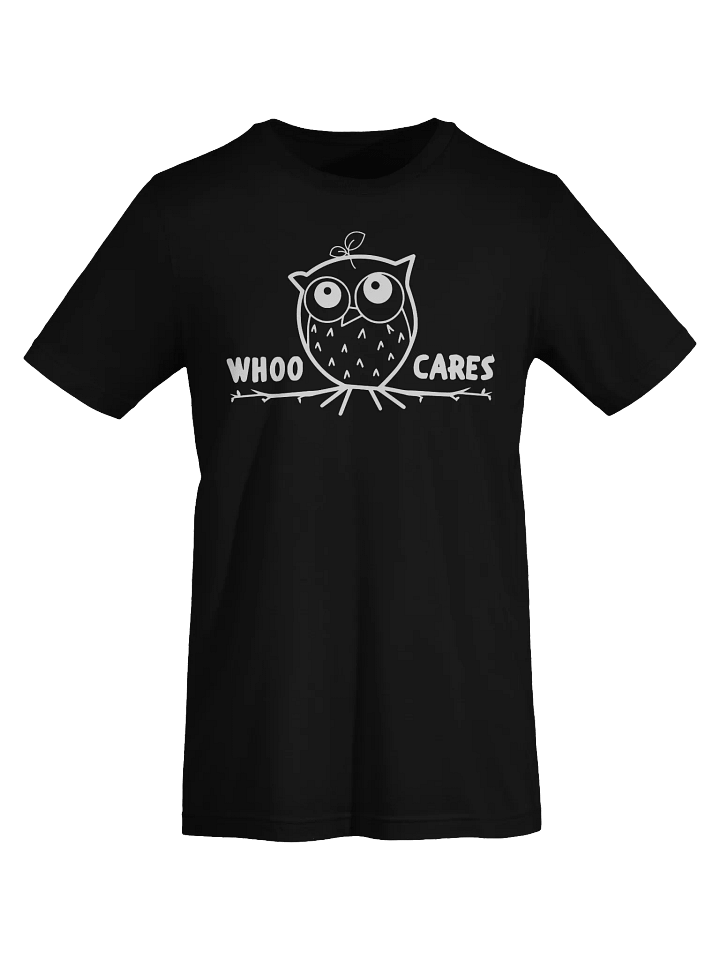 Funny Owl Pun T-shirt-Whoo Cares Owl Tee product image (1)