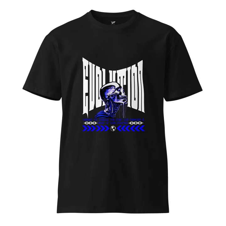 Ethereal Skull Profile T-Shirt product image (1)