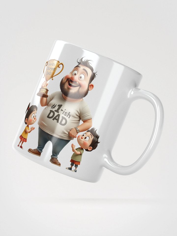 World’s Okayest Dad – Funny Cartoon Father’s Day Design product image (2)