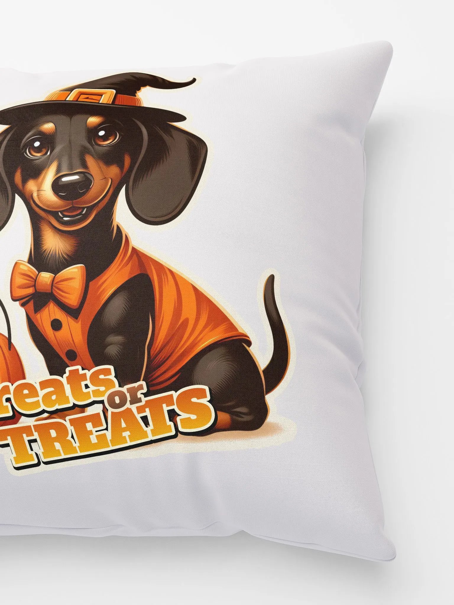 Witchy Dog Halloween Pillow product image (2)