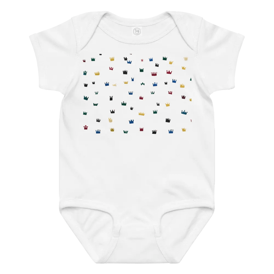 Crown Chaos Baby Bodysuit product image (1)