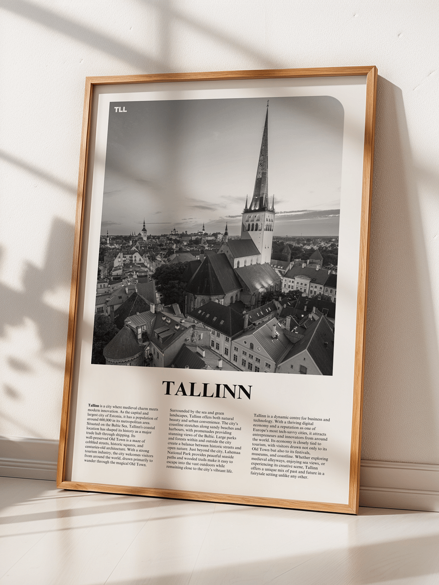 Tallinn 02 Newspaper Poster product image (2)