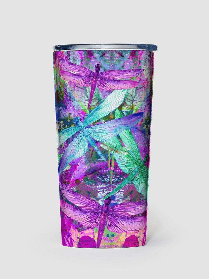 Dragonfly DELIGHT 20oz Stainless Steel Tumbler gift for moms nature lovers friends colleagues product image (1)