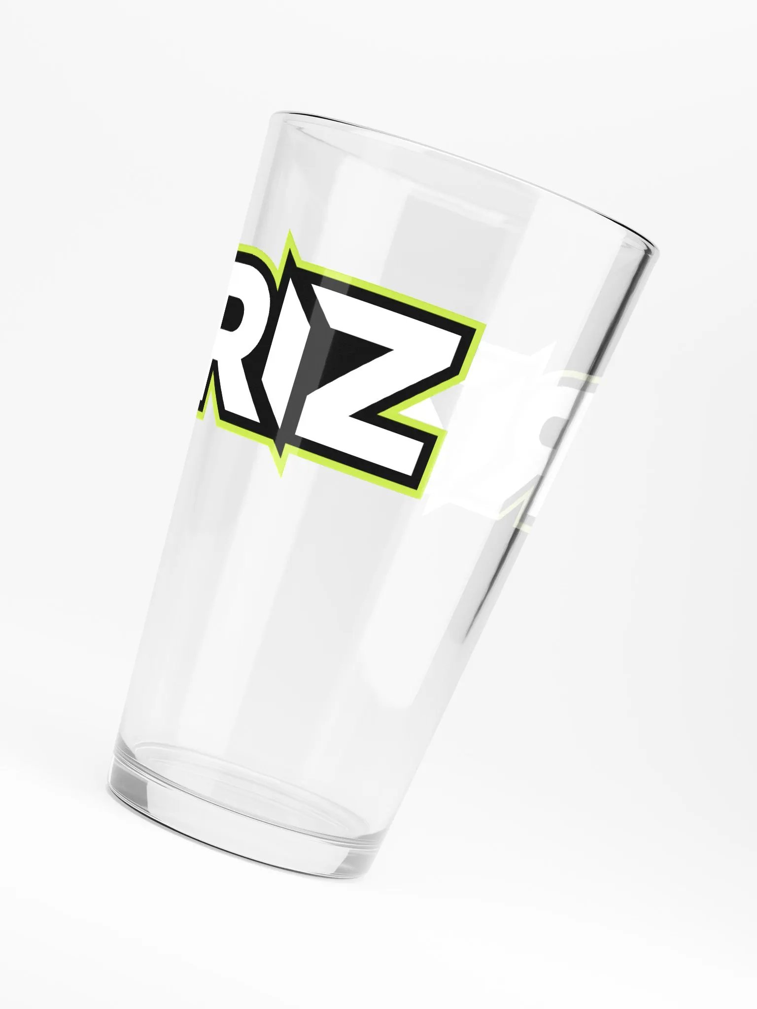 Riz Logo Pint Glass product image (6)